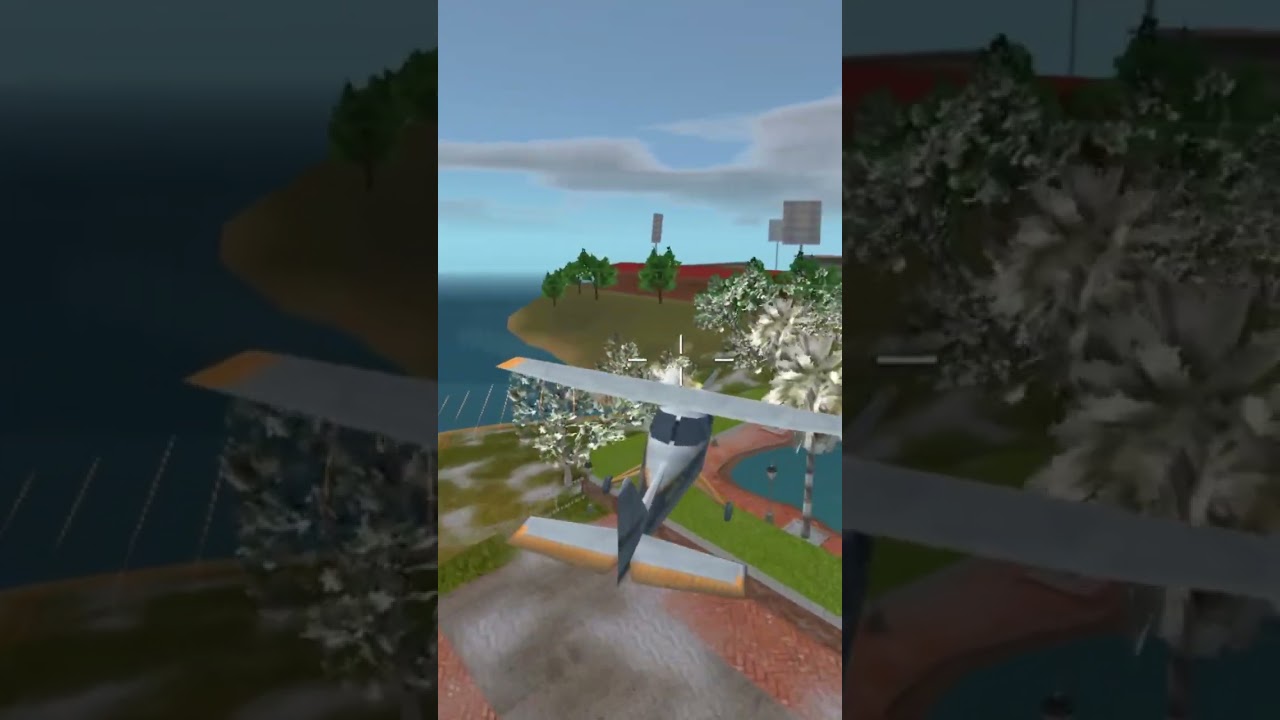 rope hero voice town game play video airoplane video 