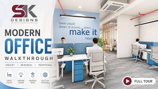 Modern Office Interior Design Walkthrough 2026 | Luxury Corporate Office Tour | SK Designs Modern Office Interior Design Walkthrough 2026 | Luxury Corporate Office Tour | SK Designs