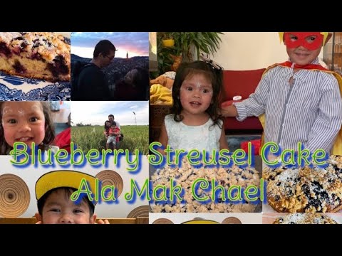 Blueberry Streusel Cake ala Mak Chael