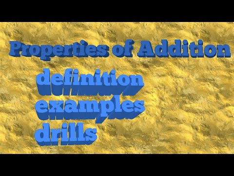 Properties of Addition|Definition, Examples and Drills |Teacher Ai R