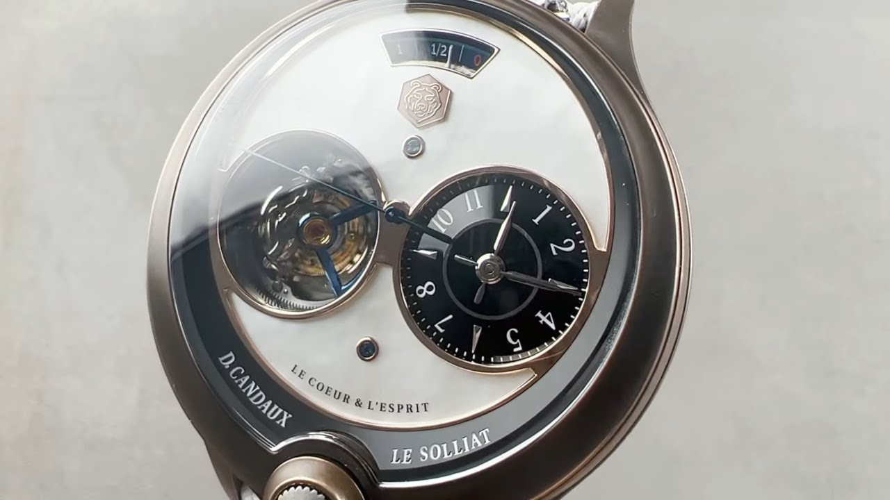 D.Candaux 1740 Tourbillon Piece Unique Bronze Mother of Pearl Dial