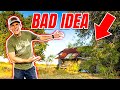 We found an abandoned house!