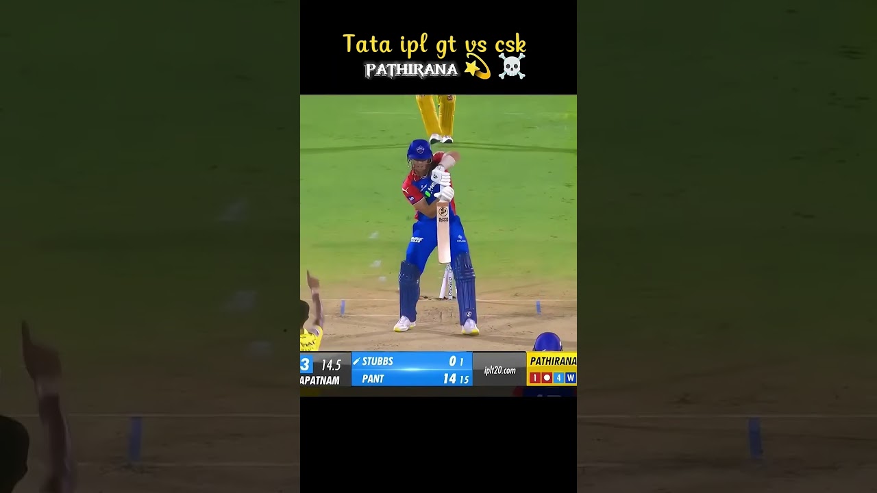 CSK vs DC matisha pathirana bowling 