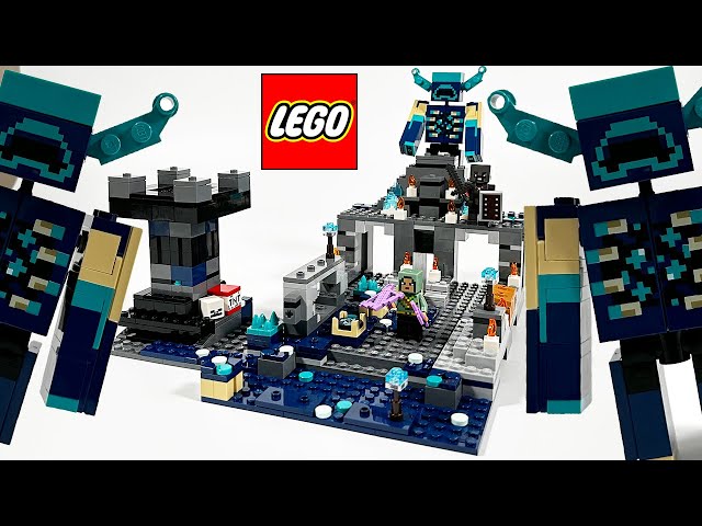 LEGO Minecraft Warden - Deep Dark Battle 21246 Speed Build Review 