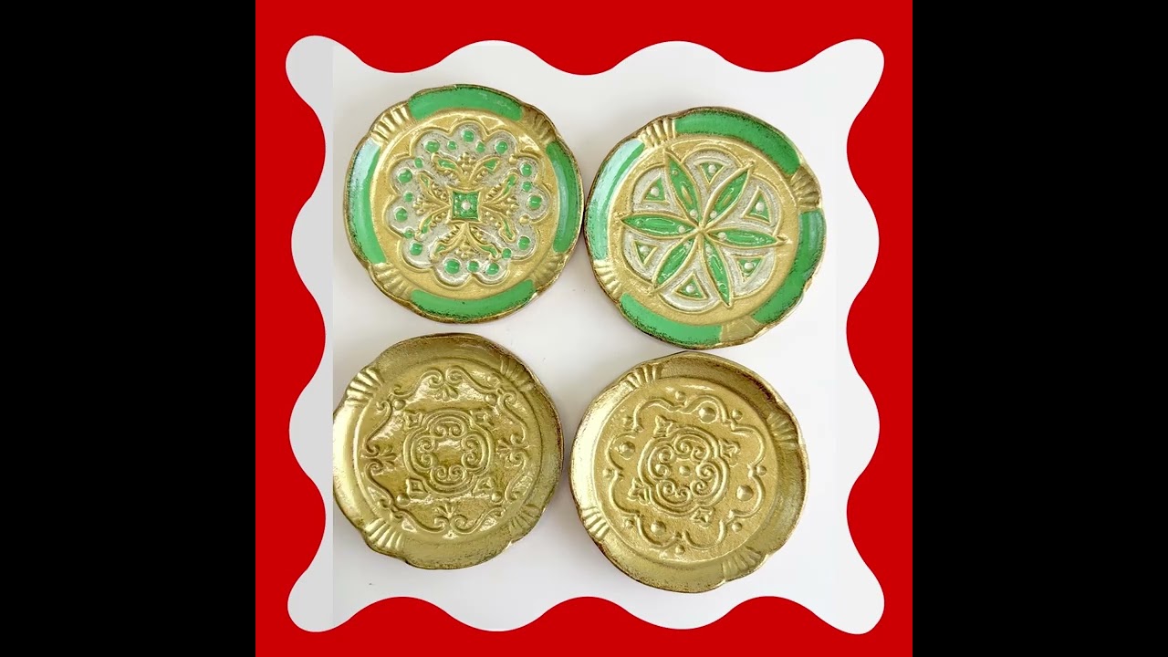 Florentine Wood Coasters Sets