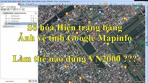 Số hóa Hiện trạng bằng Ảnh vệ tinh Google Earth trên Mapinfo | Bản đồ lâm nghiệp