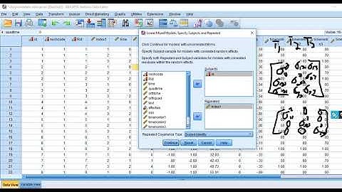 Growth curve modeling using HLM in SPSS (Video 3 Modeling fixed growth curves)