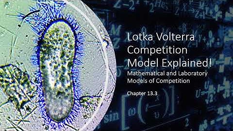 Lotka Volterra Interspecific Competition Model EXPLAINED!!!