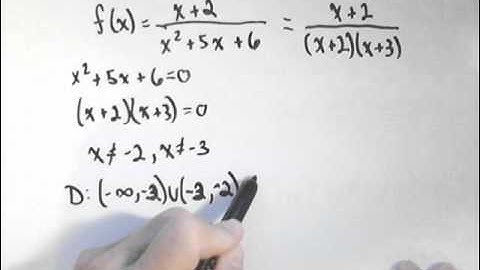 Finding Domain, Vertical Asymptotes and Holes in Rational Functions
