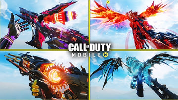 Evolution Of EVERY MYTHIC Weapon In COD Mobile | All 28 Mythic Weapons Inspection & Kill Effects HD