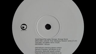Greed feat. Lesley ‎– Strange World (Lemon8 'Inner Sanctuary Session' Remix)