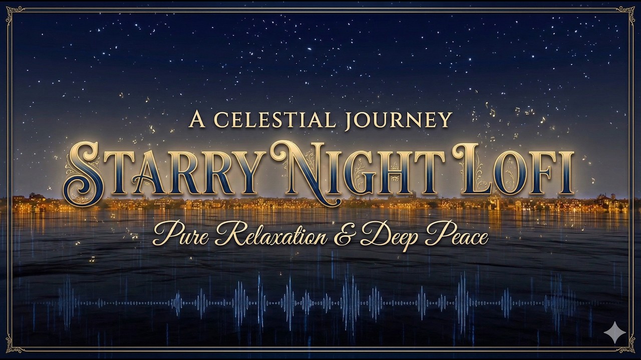 Starry Night Lofi 🌌 Relaxing Chill Music for Sleep, Study & Focus #relaxingmusic