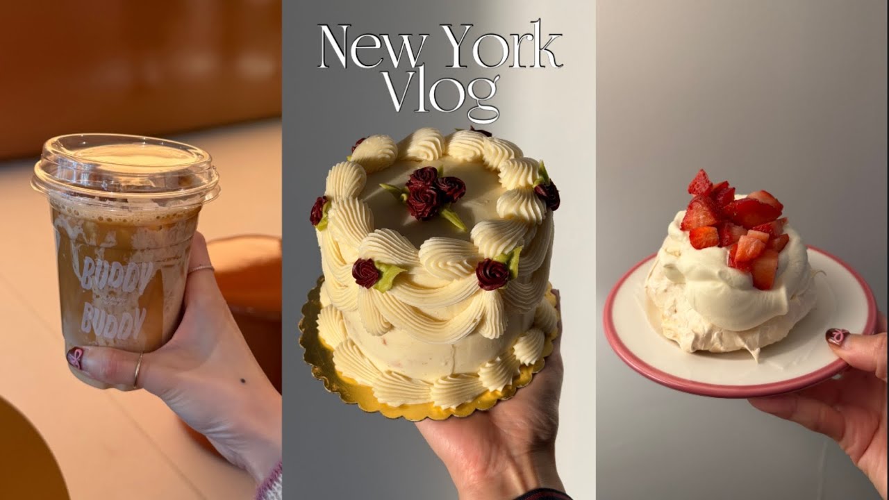 겨울 뉴욕 카페 투어ㅣ 신상 넛 버터 카페. 뉴욕 느좋 카페 투어. 파블로바 만들어 먹는 빵순이. 뉴욕에서 예약 가장 힘든 레스토랑 무모한 오픈런 후기