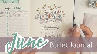 June Bullet Journal 2018 | May Flip Through and Free Printable