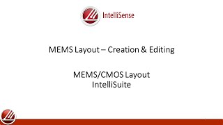 MEMS Layout Creation | MEMS/CMOS | Layout Design | Blueprint | IntelliSuite