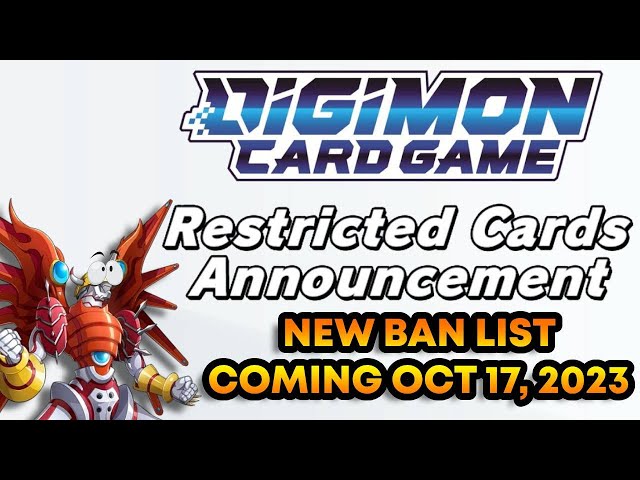 UPDATE: Digimon TCG Global June 1st Ban List Announced