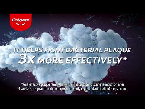 Colgate Total Advanced helps fight bacterial plaque 3x more effectively*