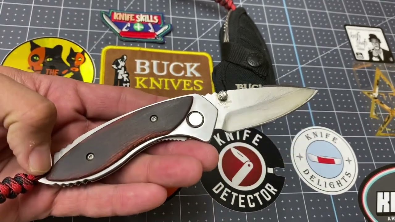 Buck 271 Alpha Dorado Knife BOS S30V Steel - YouTube