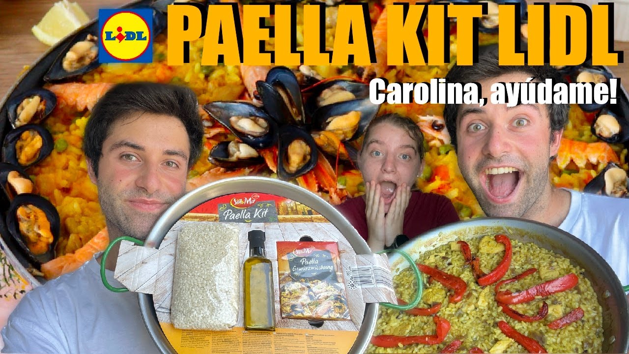 SPAGNOLI Giudicano il KIT PAELLA della Lidl | Street Food Veneziano