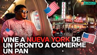 DESDE REPÚBLICA DOMINICANA A NUEVA YORK SOLO A COMER PAN 🥐 ¿valió la pena? 😳 ELVINMVP VLOGS 📺