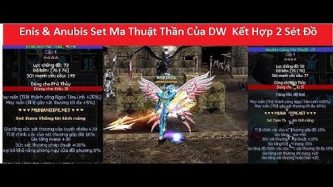 🔴 MU Online 2025 |  Set Thần DW Anubis & Enis – Full Sức Mạnh Ma Thuật! | Tú Nguyễn NNT