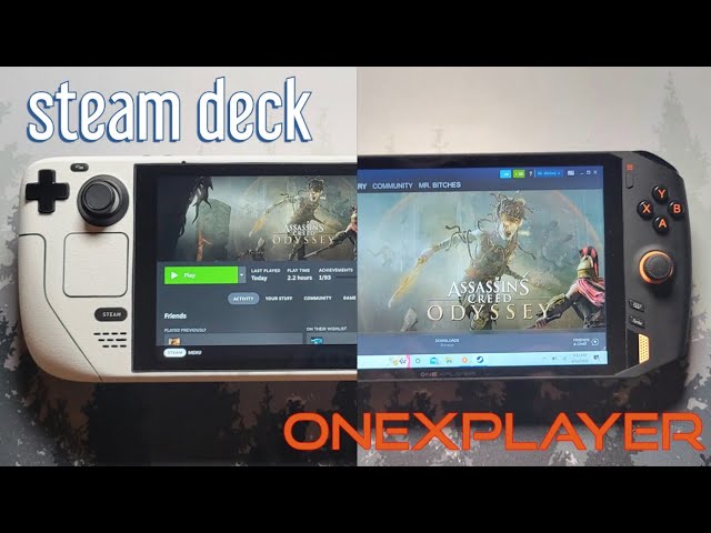 STEAM DECK vs ONEXPLAYER 1S 1195G7 - Assassin's Creed Odyssey