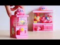 【粘土工作】カービィのミニチュアガチャマシン 作ってみた Making a Kirby miniature capsule toy machine - clay craft