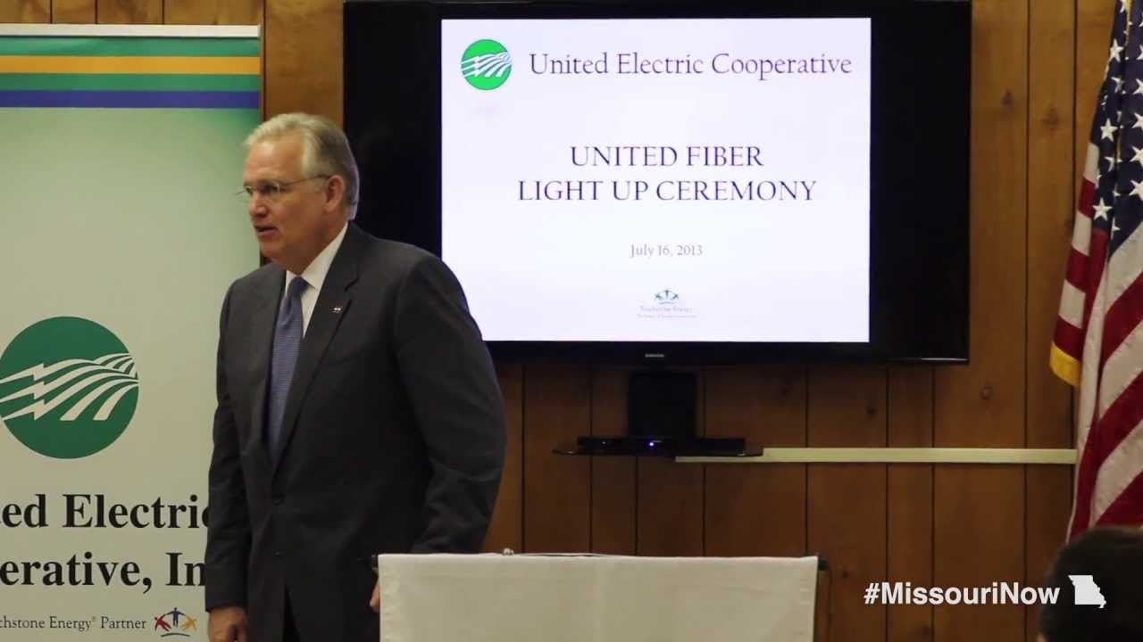 Gov. Nixon highlights success of MoBroadbandNow during visit to United Electric Cooperative