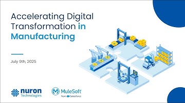 Acceleration Digital Transformation in Manufacturing - AI & Integration
