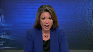 Rep. Angie Craig delivers a message to Optometry's Meeting attendees in Minneapolis