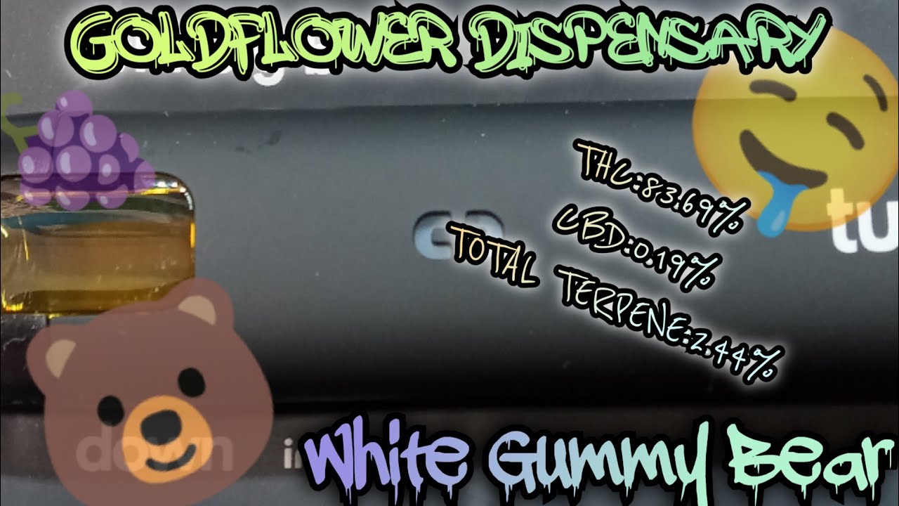 #30 White Gummy Bear (Botanica Blends) Official Product Video Review) GoldFlower Dispensary