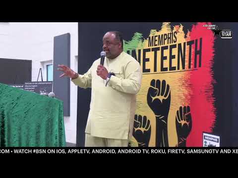 Roland gives Juneteenth speech in Memphis