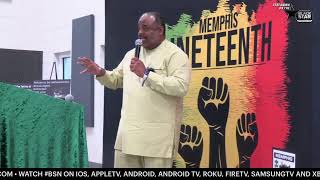 Roland gives Juneteenth speech in Memphis