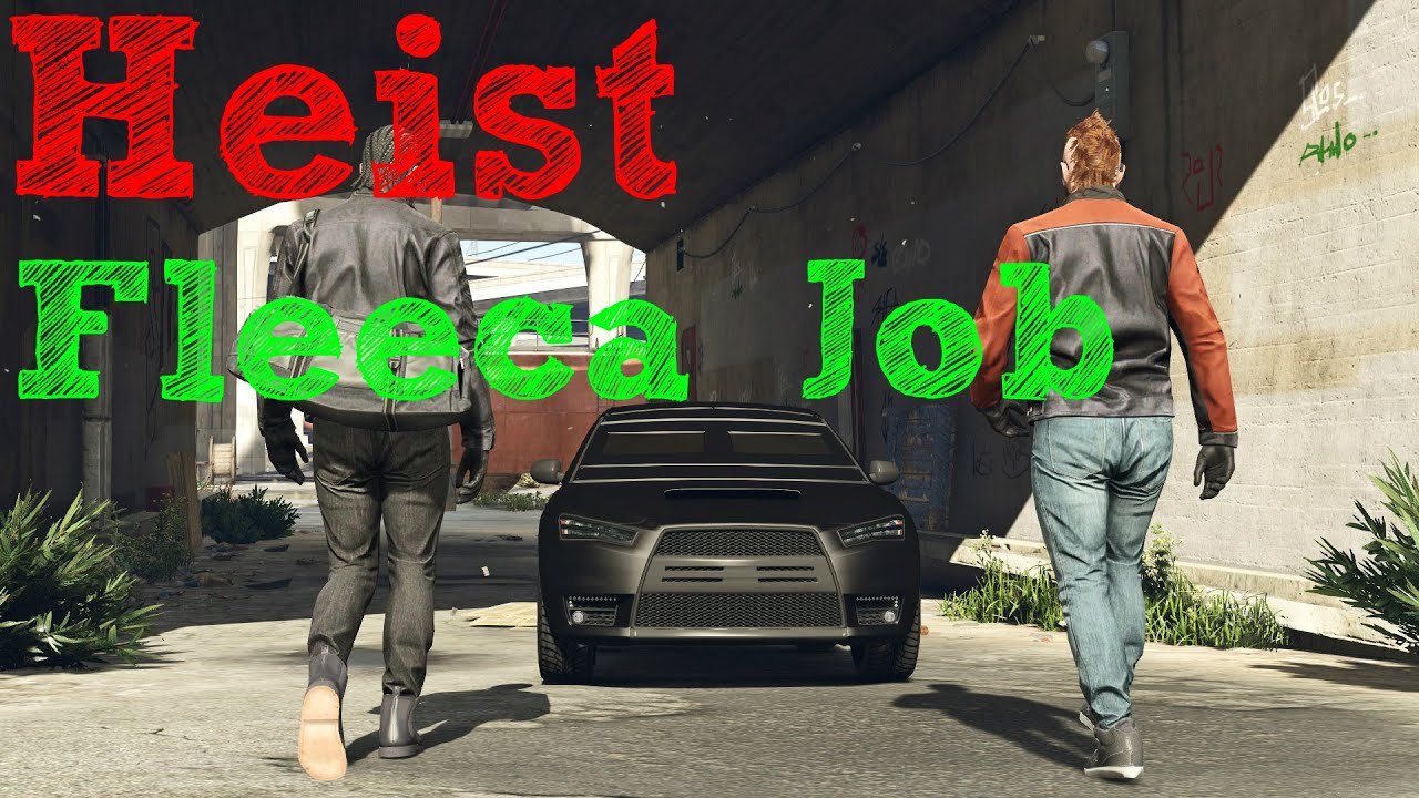GTA V - The Fleeca Job - The First Mission In The New Heist Update - YouTube
