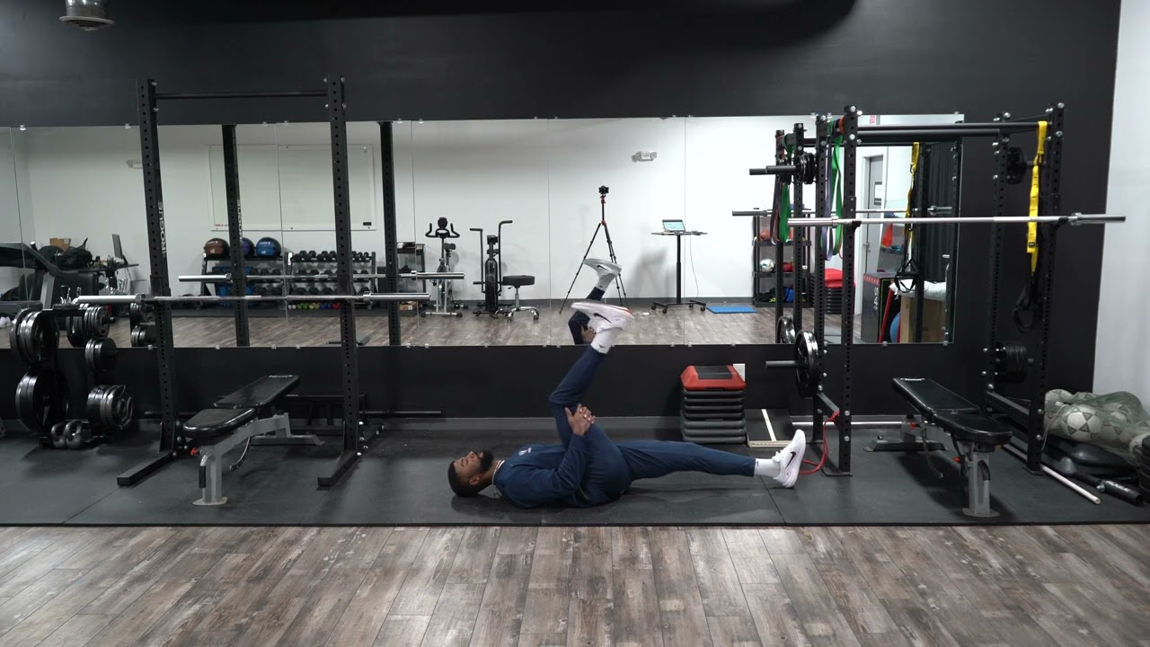 Knee to Chest Sciatic Nerve Flossing with Ankle Pump