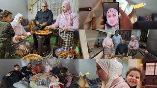 نهار قلب الدار راسًا على عقب 🤯 كلشي ناض تيزغرت ويصلي على النبي… ردّة فعل حفصة ورشيدة كتفرح القلب 🥳