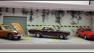 1:43 Scale Diecast Collectable Car Diorama Display Case by NUEIOVRW
