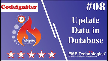 How to Update Data in Database in Codeigniter