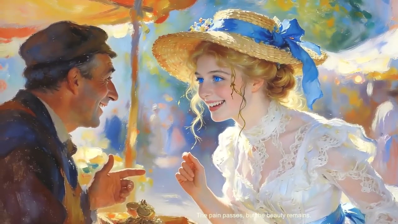 A Visual Poem: Stepping into Renoir's "Gathering Flowers" | Blooming Fields