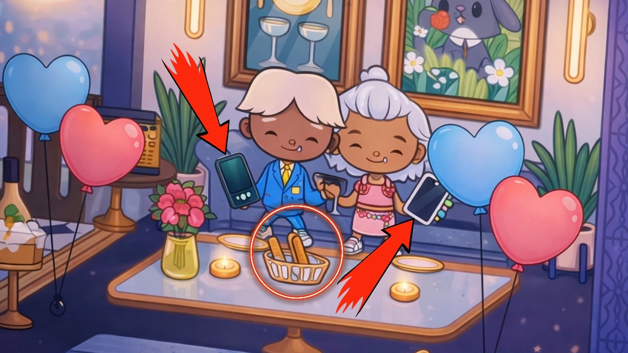 Toca Boca 💞 День влюбленных. Родители устроили романтик