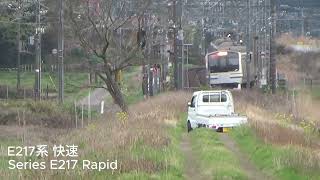 255系「しおさい」&E217系　物井～佐倉/Series 255 Shiosai & E217