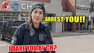 WATCH: Rookie Female Cop Gets OWNED for Violating Rights! | 1st Amendment Audit | Id Refusal #1