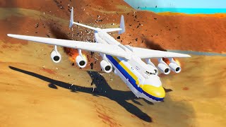 Lego Planes Fly In Giant FIREWALL! Lego Plane Crashes and Lego Airplanes Falls! (Brick Rigs) #90