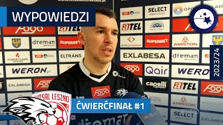 Dreman Opole Komprachcice - GI Malepszy Arth Soft 7:3 | WYPOWIEDZI | 1. mecz ĆWIERĆFINAŁ (2023/24) screenshot 5