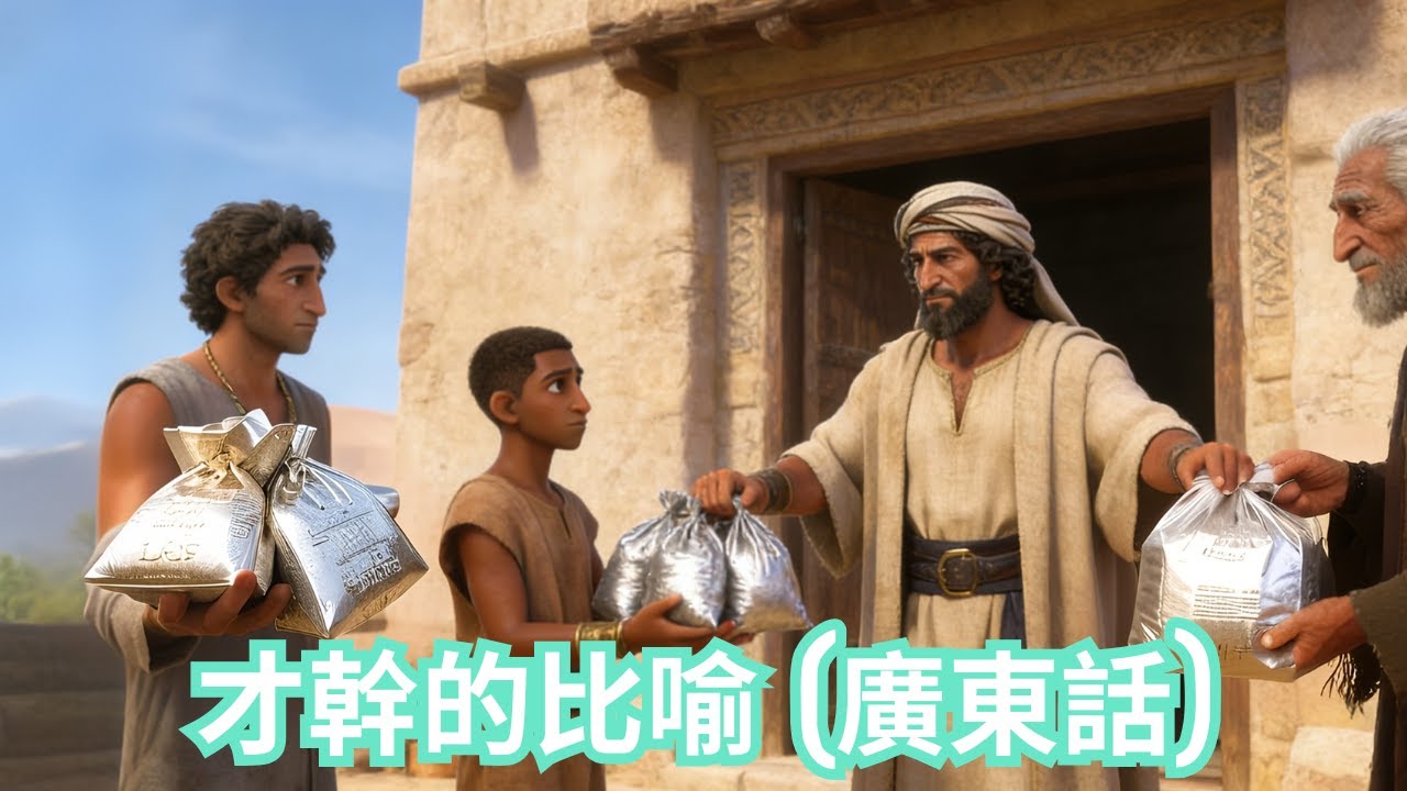 [兒童聖經故事動畫] 才幹的比喻 (廣東話) - YouTube