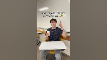 Best ways to hide your phone in class 🤐📚