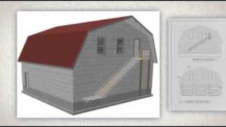 The best 40x40x12-6 Gambrel Barn Apartment Plans