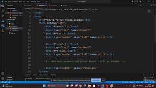Project on Visualization by using Flask