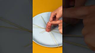 Wurst + Spaghetti = Süßer Oktopus! 😂🐙 #wowcube #shorts