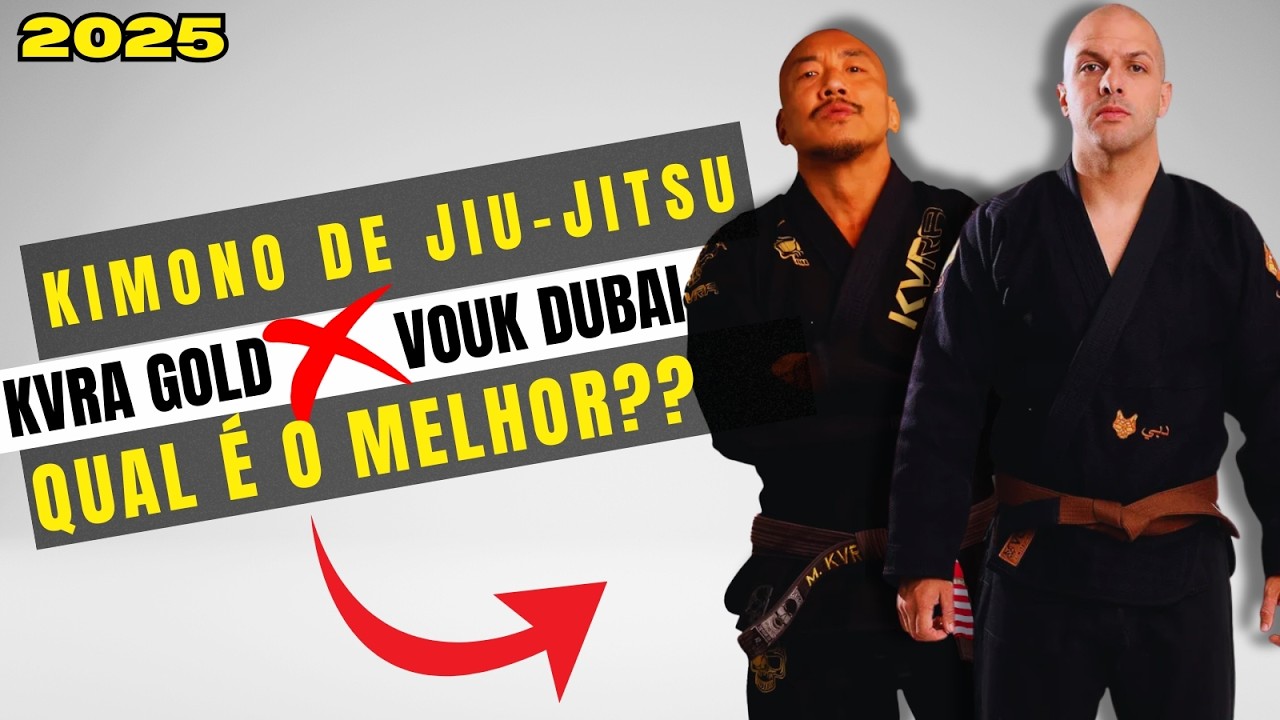 Kimono de Jiu-Jitsu Trançado: Vouk Dubai x KVRA Gold | Comparativo Real com Dicas de Compra